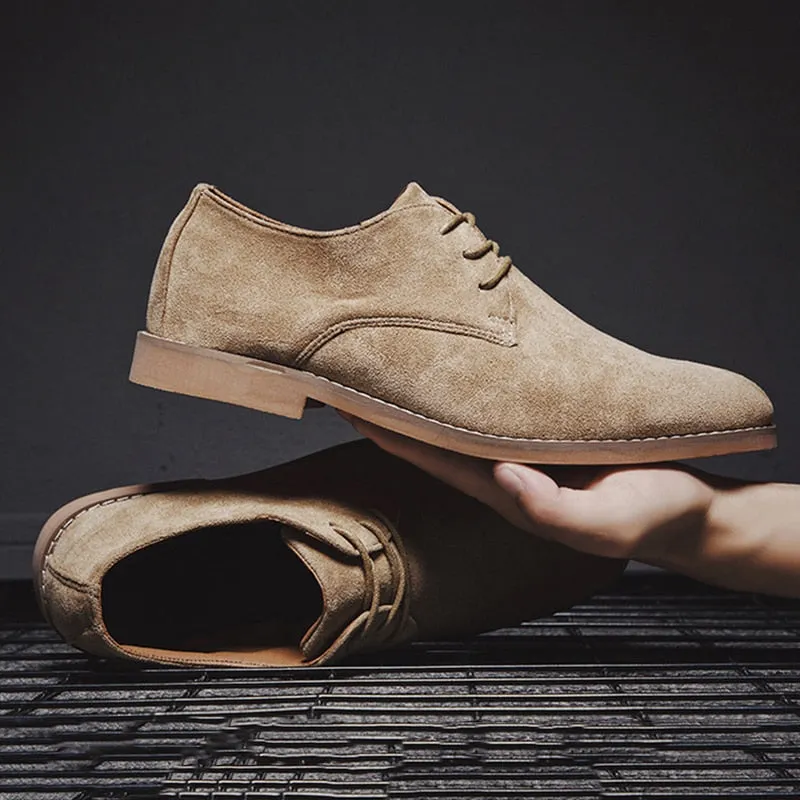 Merkmak Fashion England Trend Casual Shoes Men Flock Oxford Wedding Leather Dress Men Flats Waterproof Men Shoes Plus Siz