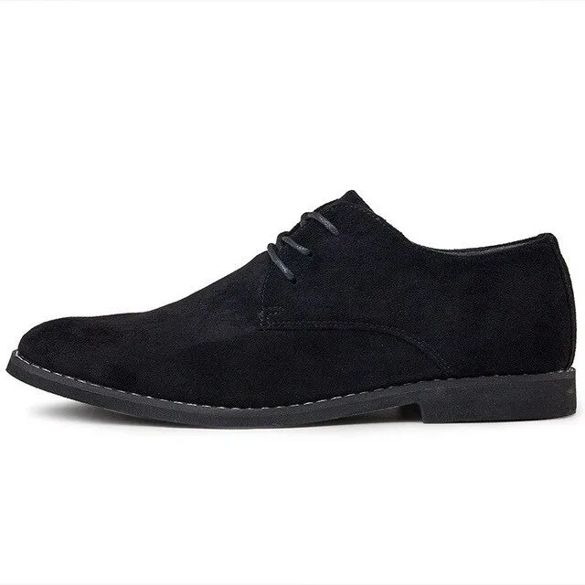 Merkmak Fashion England Trend Casual Shoes Men Flock Oxford Wedding Leather Dress Men Flats Waterproof Men Shoes Plus Siz