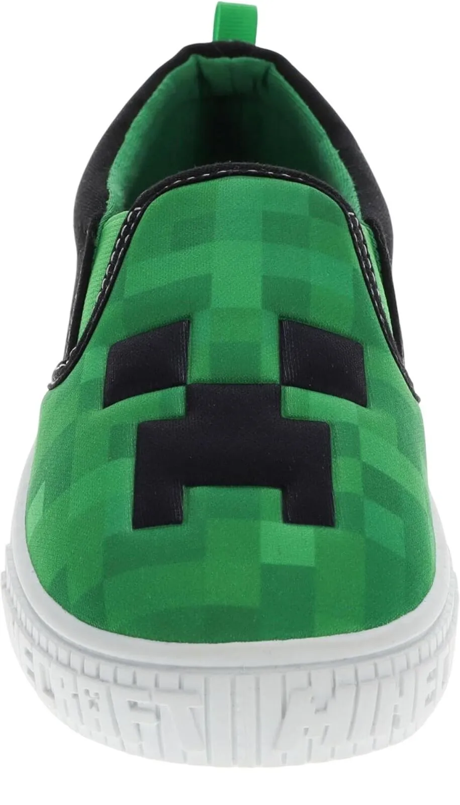 Minecraft Boys Creeper Slip-On Shoes 167594ccfccc65 Green 1
