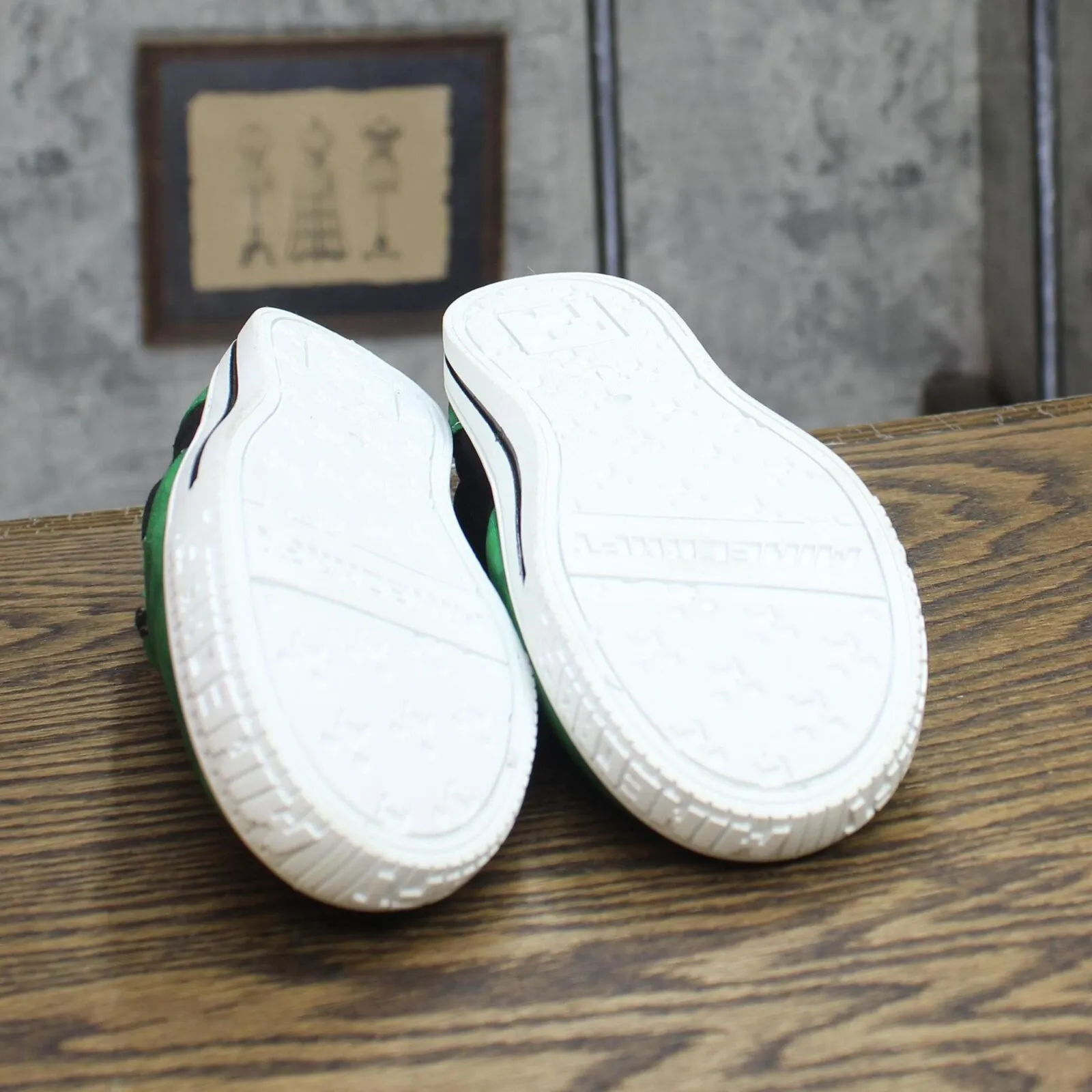 Minecraft Boys Creeper Slip-On Shoes 167594ccfccc65 Green 1