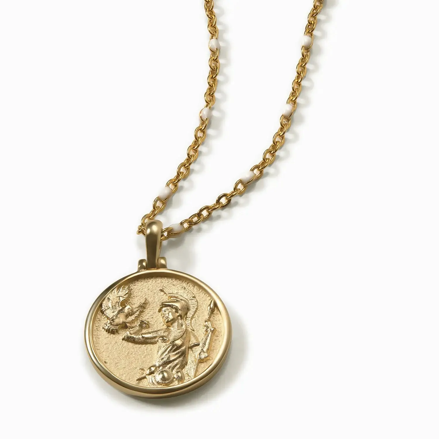 Mini AWE Goddess Coin Pendant w/ Chain, multiple styles