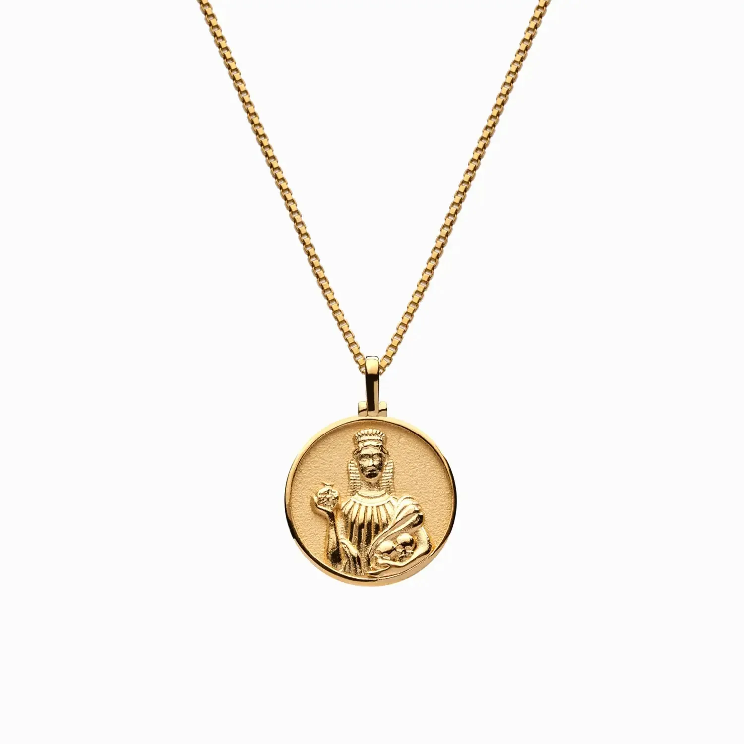 Mini AWE Goddess Coin Pendant w/ Chain, multiple styles