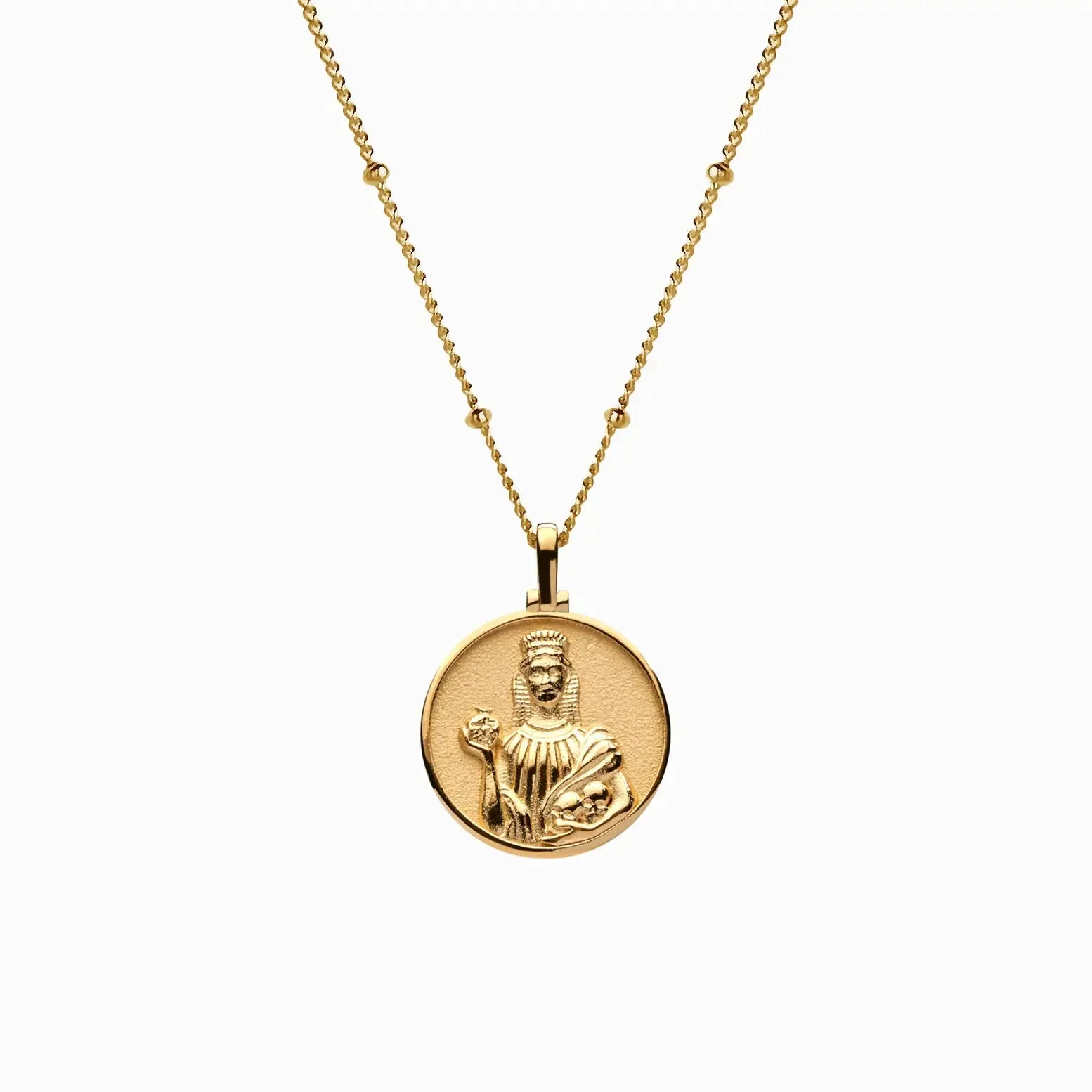Mini AWE Goddess Coin Pendant w/ Chain, multiple styles