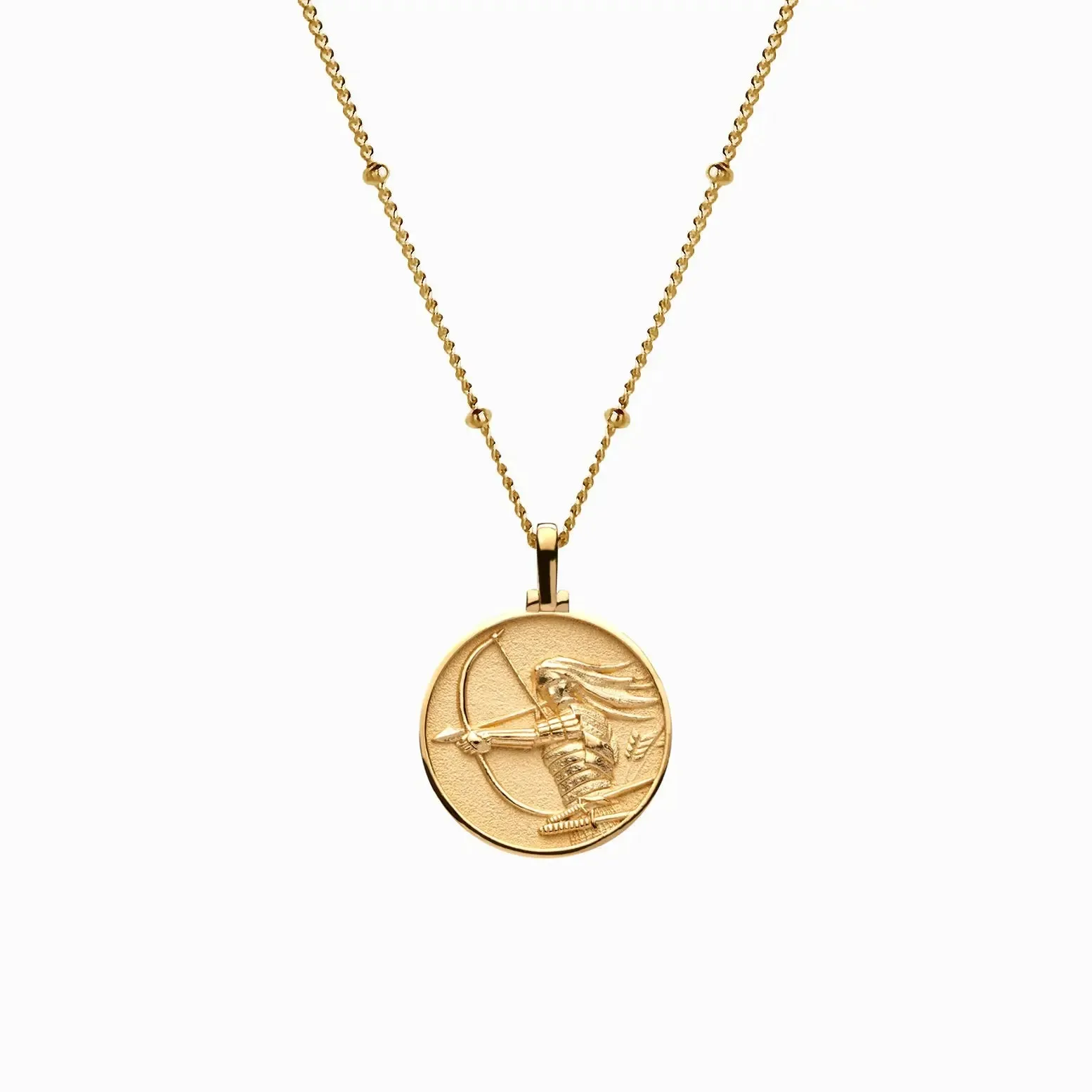 Mini AWE Goddess Coin Pendant w/ Chain, multiple styles