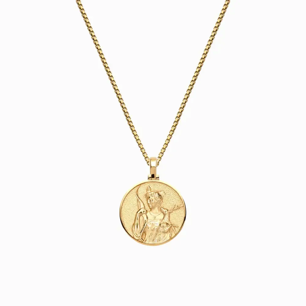 Mini AWE Goddess Coin Pendant w/ Chain, multiple styles