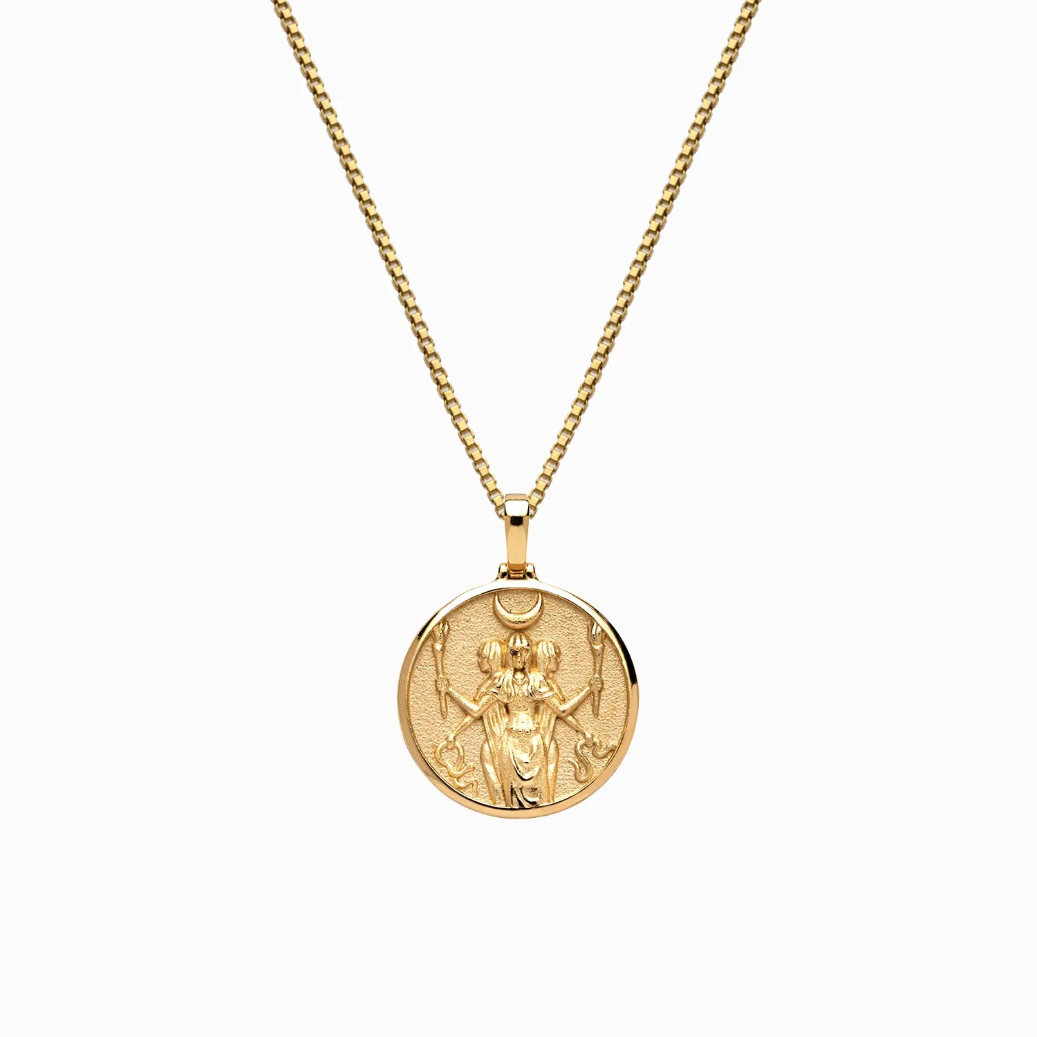Mini AWE Goddess Coin Pendant w/ Chain, multiple styles