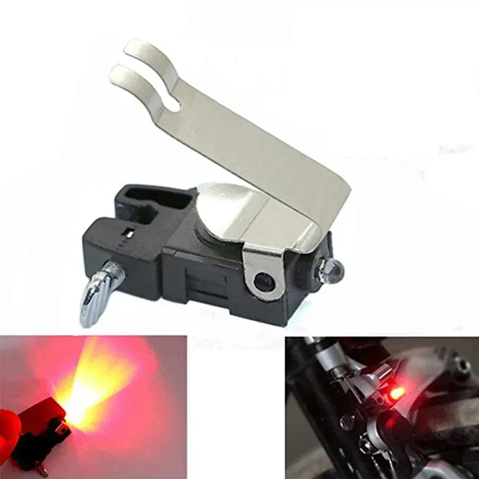Mini Bicycle Brake Light Rear Tail Mount Bike Light  LED Cycling Bright Light Waterproof LED Brake Lamp Cycling Accessories