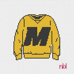 Missouri Sweatshirt Needlepoint Canvas