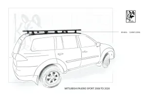 Mitsubishi Challenger Pajero Sport K9 Roof Racks Expedition Quality - Black Friday Sale