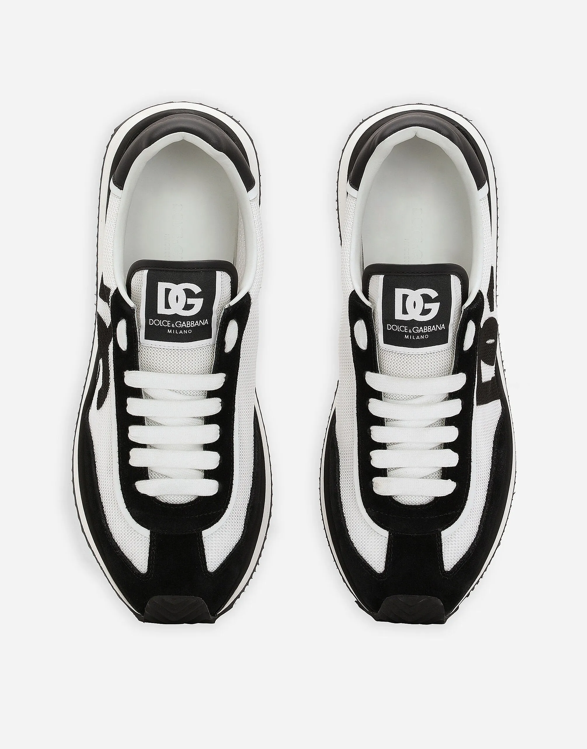 Mixed-Material DG Cushion Sneakers