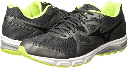 Mizuno Men Synchro Md Black/Yellow Running Shoes-7 UK/India (40.5 EU) (J1GE161814)
