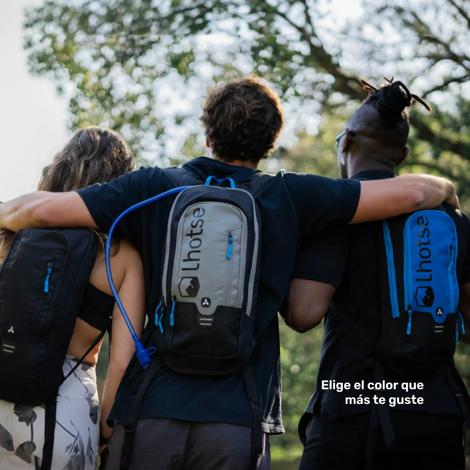 Mochila Outdoor HYDROROAD Azul   Bolsa de Agua Lhotse