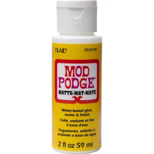 Mod Podge Matte Glue Sealer Finish Quick Drying Clear - 2 fl oz