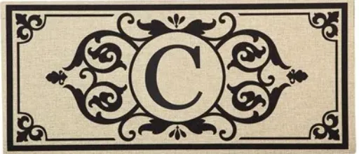 Monogram Initial Switch Mat Insert