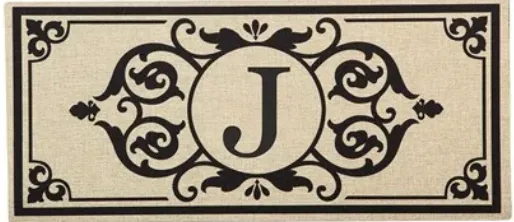 Monogram Initial Switch Mat Insert