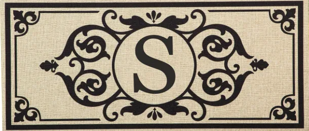 Monogram Initial Switch Mat Insert