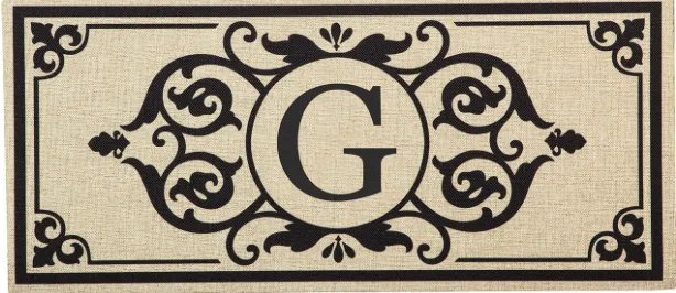 Monogram Initial Switch Mat Insert