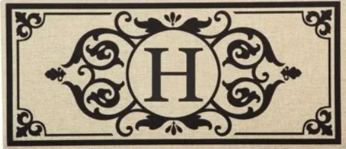 Monogram Initial Switch Mat Insert