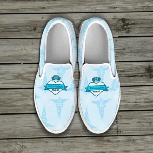 MS Nurse Blue Slip Ons