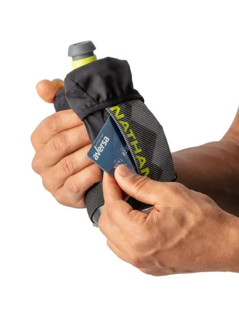 Nathan Quick Squeeze 12oz 355ml - Black/FinishLime