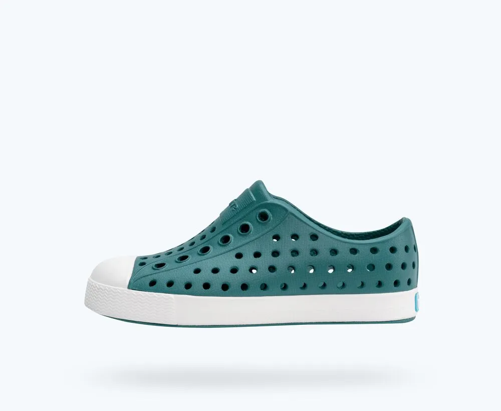 Native Shoes Jefferson Child Shoe - Patina Green / Shell White