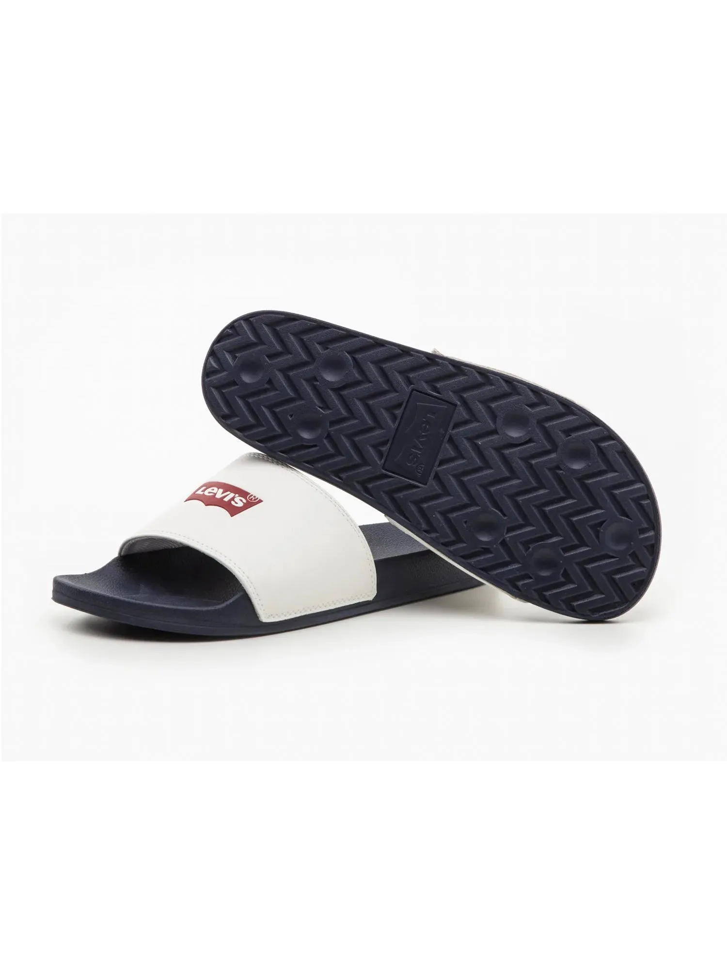 Navy Levi's Sliders