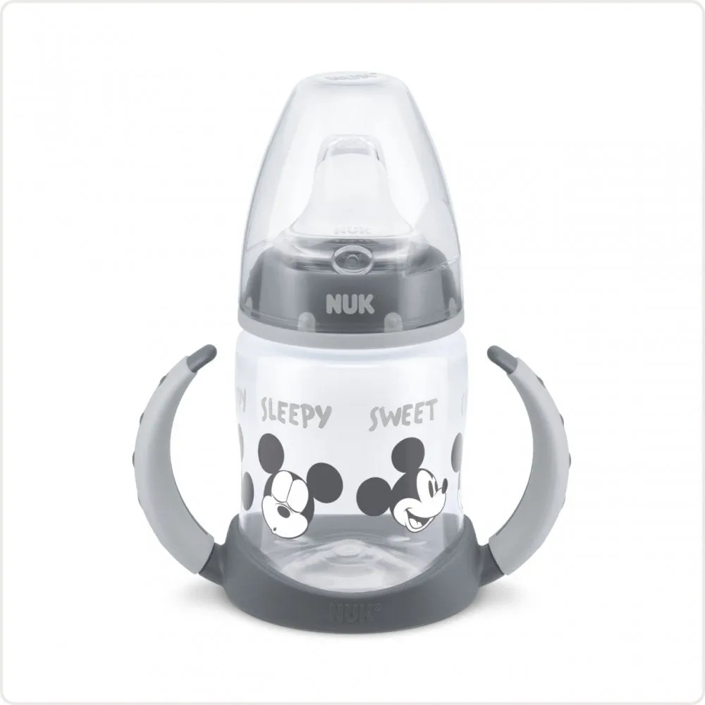 NUK Learner Bottle With Temperature Control Disney Mickey Black 6-18m