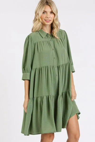 On The Go Shirt Dress