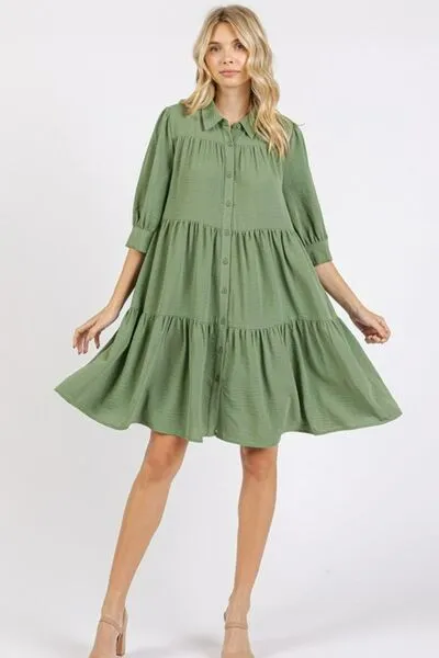 On The Go Shirt Dress