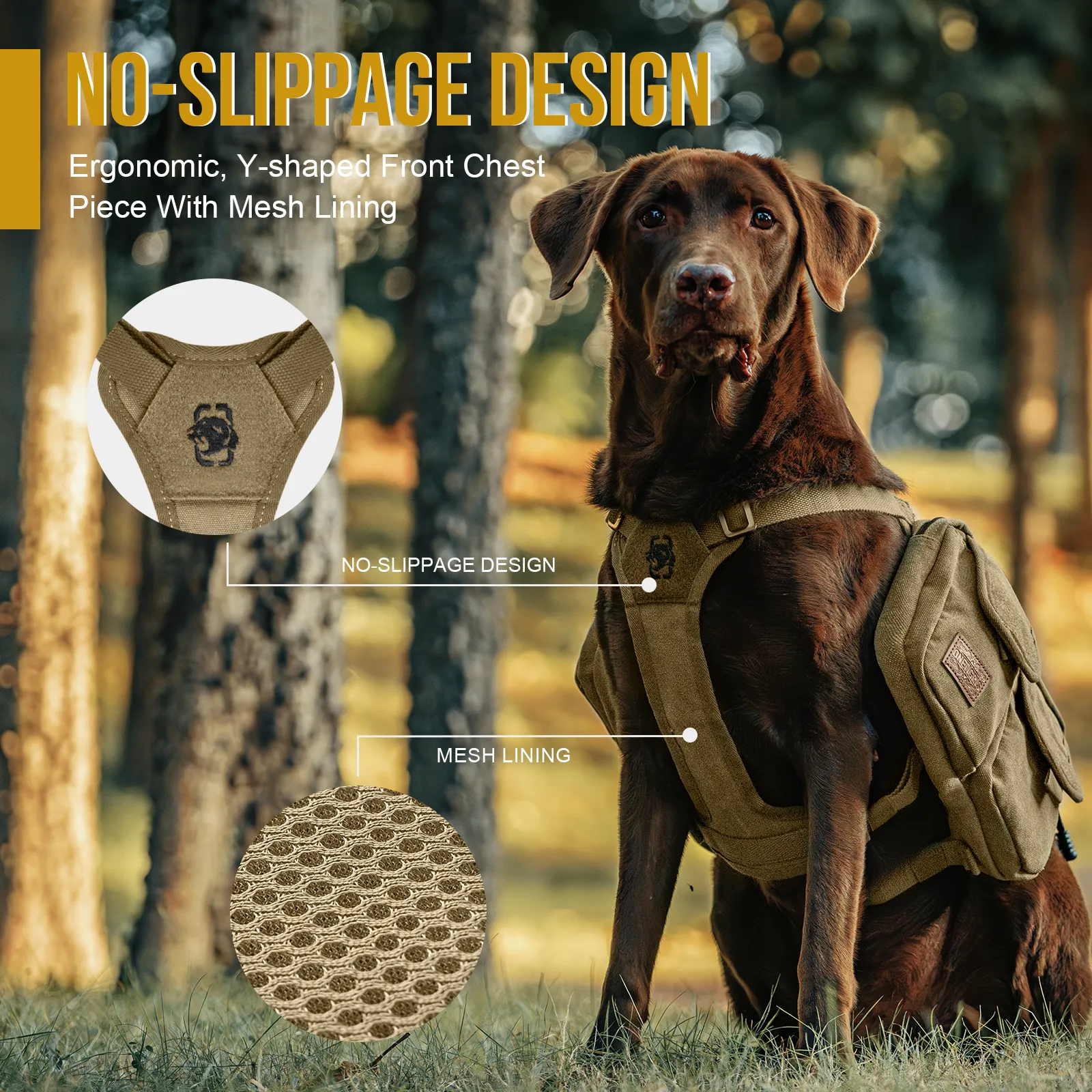 ONETIGRIS HOPPY CAMPER Dog Pack 3.0