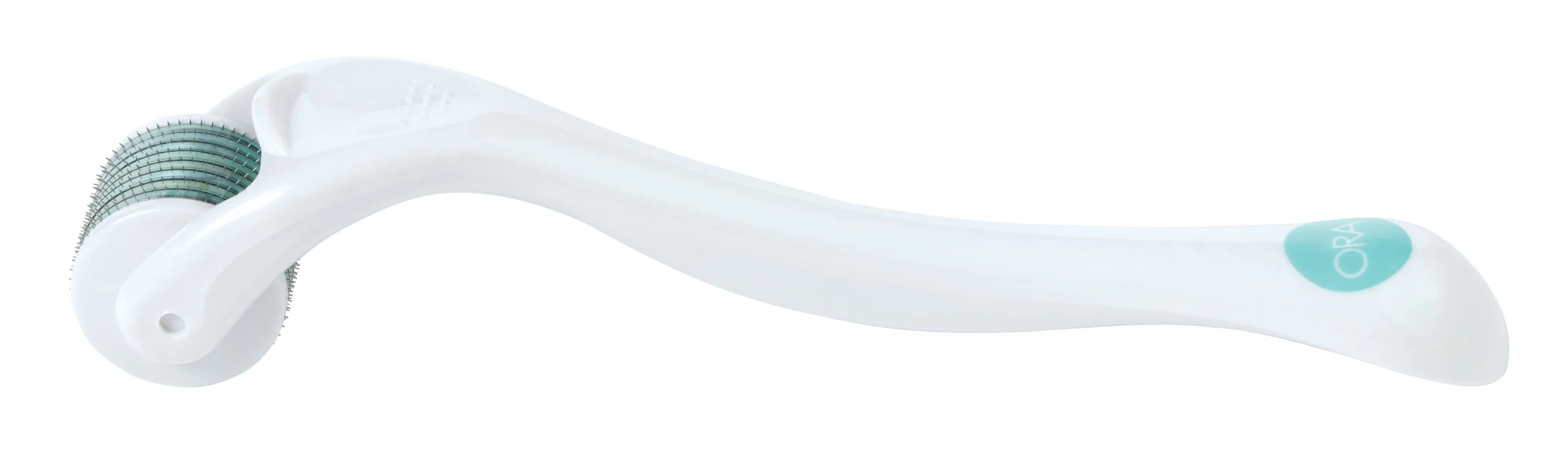 ORA Facial Microneedle Roller System - Advanced Therapy (1.0 mm) - Aqua Head, White Handle