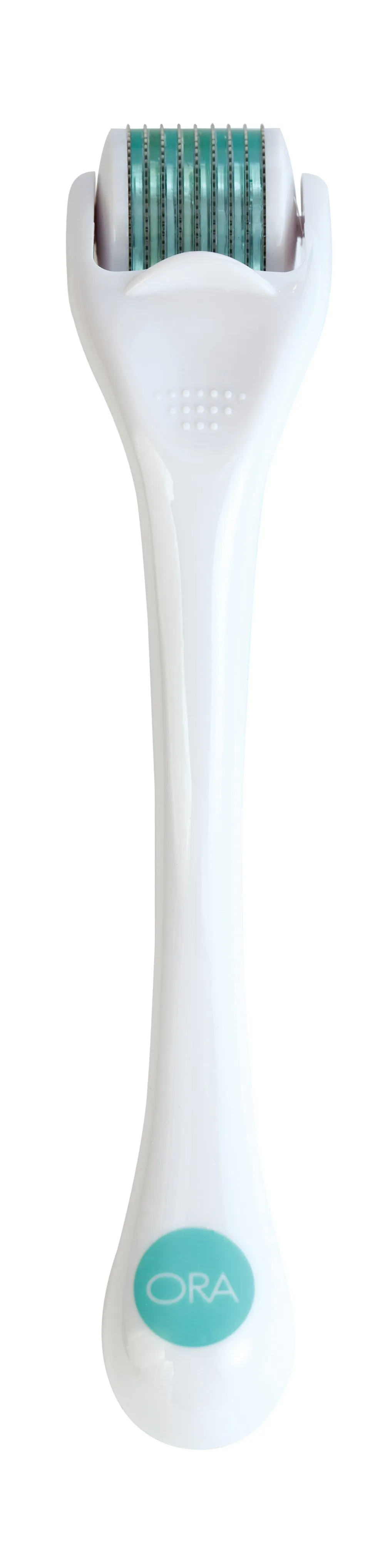 ORA Facial Microneedle Roller System - Advanced Therapy (1.0 mm) - Aqua Head, White Handle