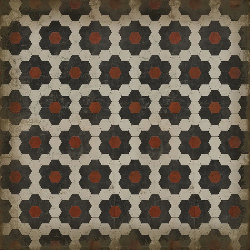 Pattern 02 "Organic Synthesis" Vinyl Floorcloth - Spicher & Co.