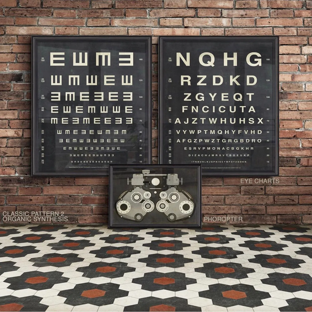 Pattern 02 "Organic Synthesis" Vinyl Floorcloth - Spicher & Co.