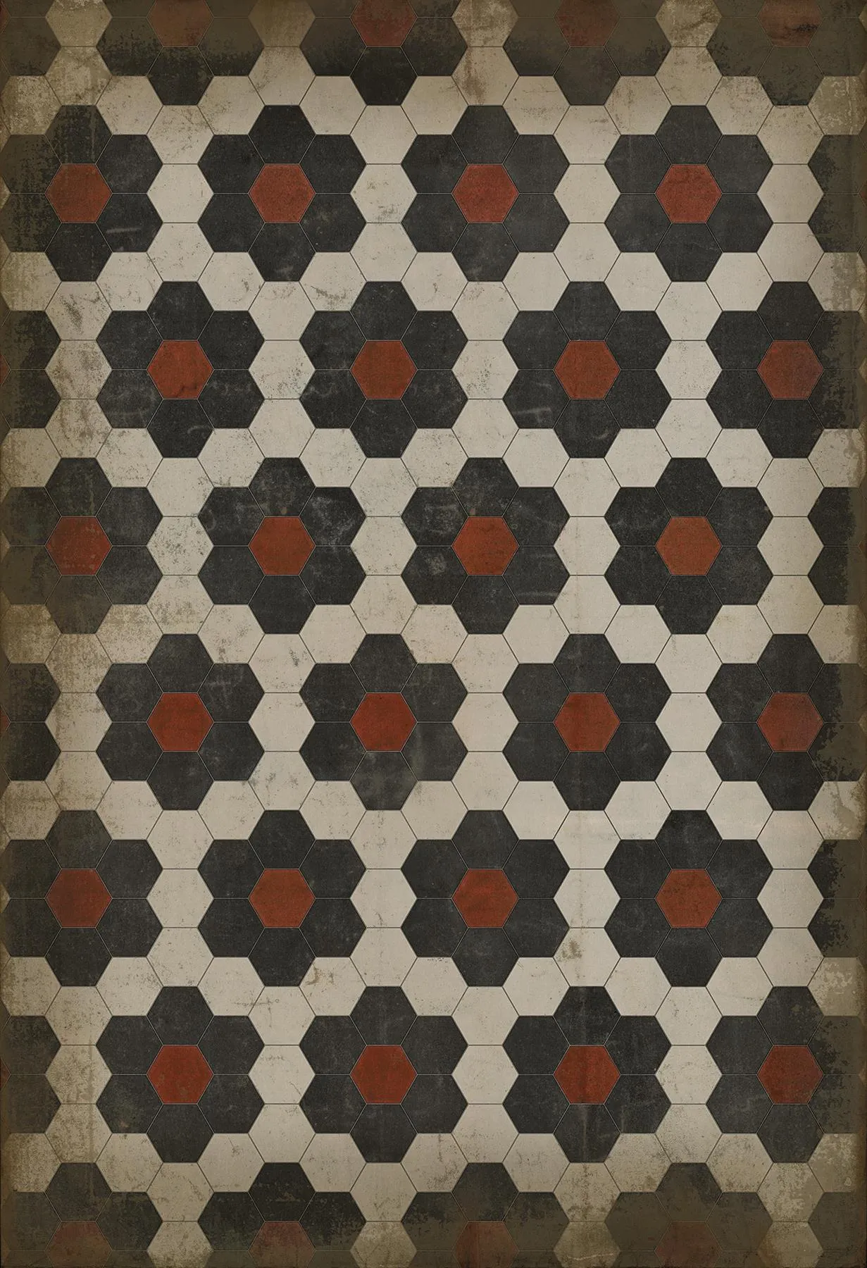Pattern 02 "Organic Synthesis" Vinyl Floorcloth - Spicher & Co.