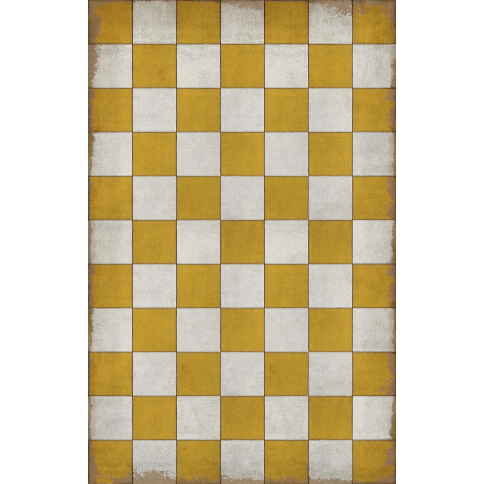 Pattern 07 "Check Yourself" Vinyl Floorcloth - Spicher & Co.