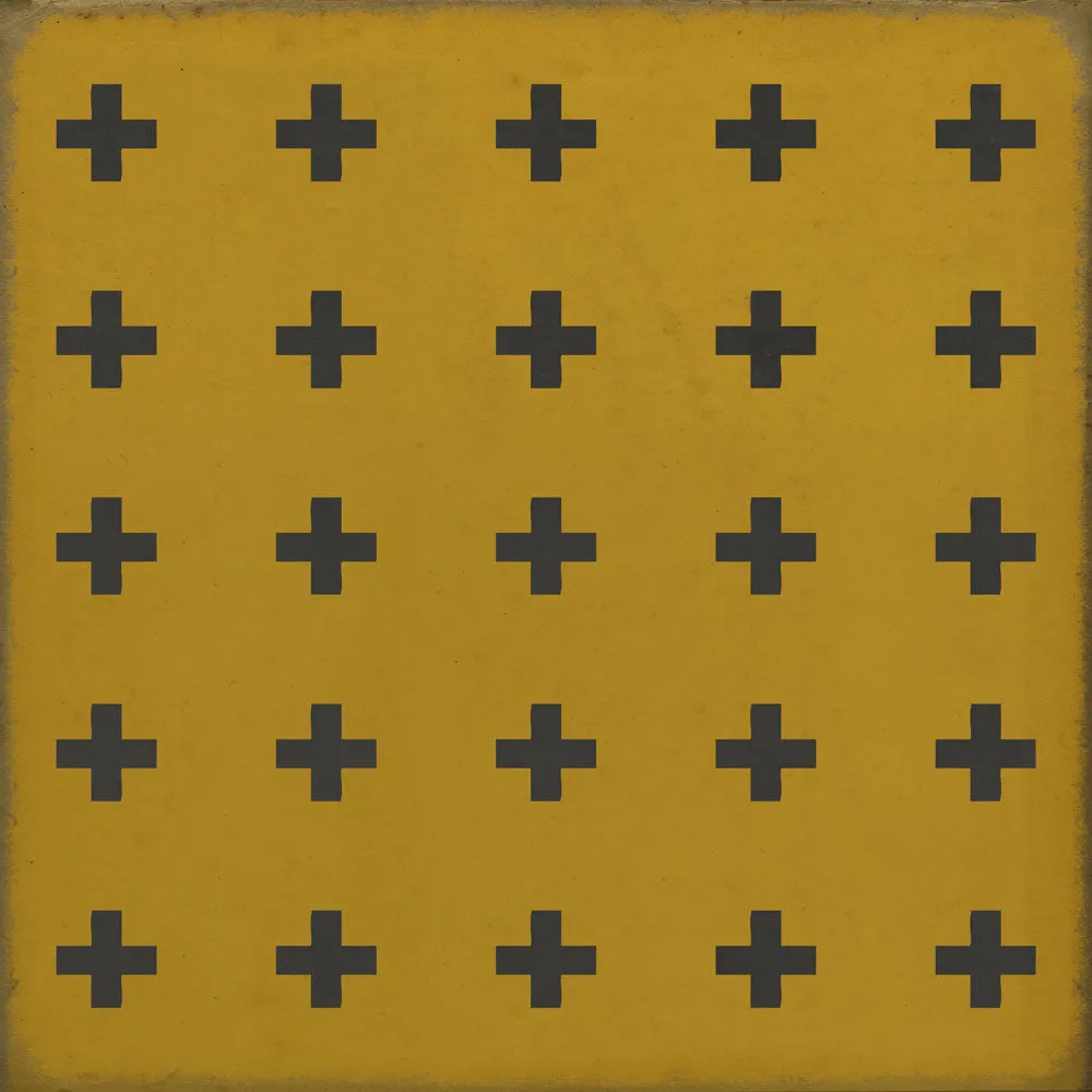 Pattern 24 "Crete" Vinyl Floorcloth - Spicher & Co.