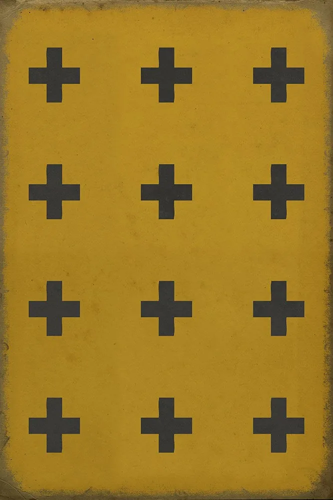 Pattern 24 "Crete" Vinyl Floorcloth - Spicher & Co.