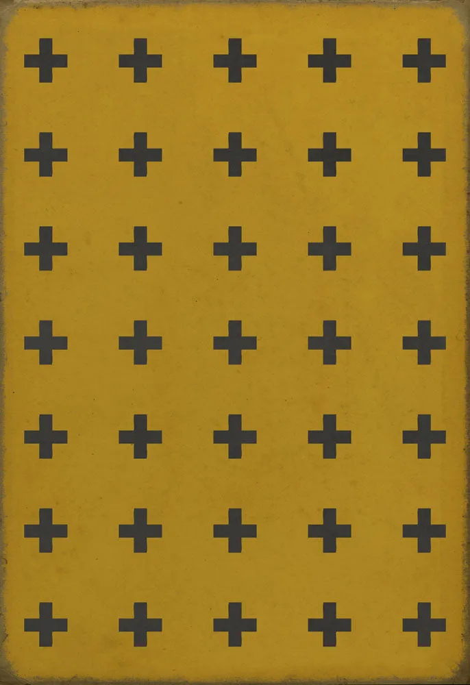 Pattern 24 "Crete" Vinyl Floorcloth - Spicher & Co.