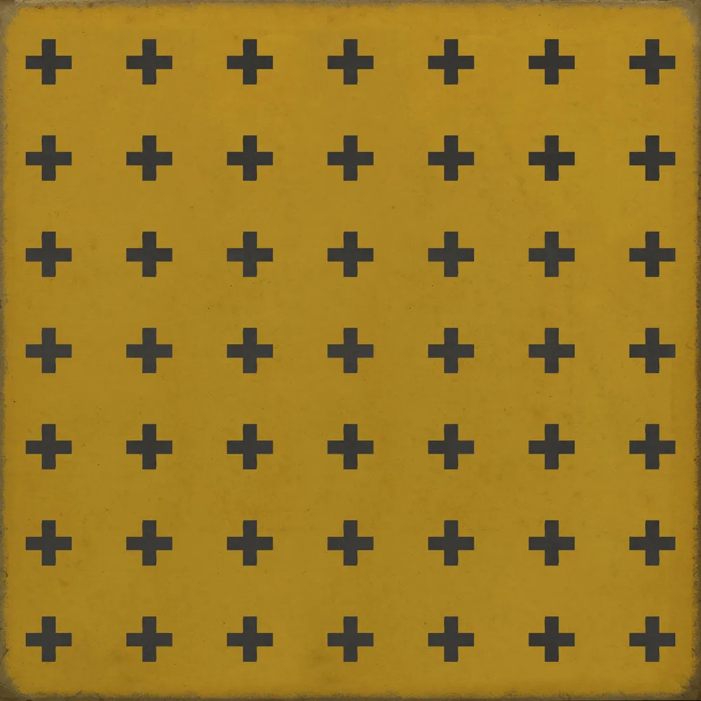 Pattern 24 "Crete" Vinyl Floorcloth - Spicher & Co.