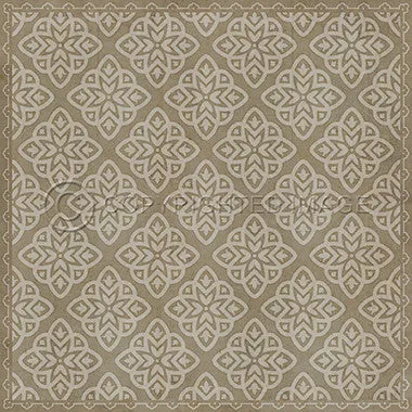 Pattern 45 "Niveus" Vinyl Floorcloth - Spicher & Co.
