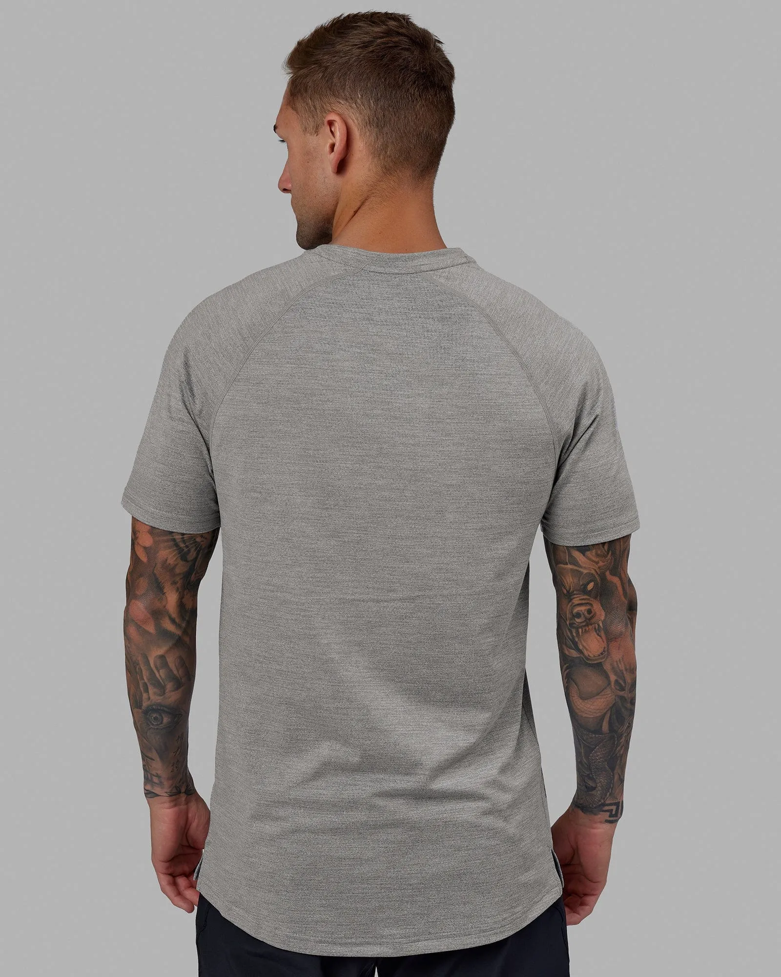 Perform VapourFLX Tee - Lt Grey Marl
