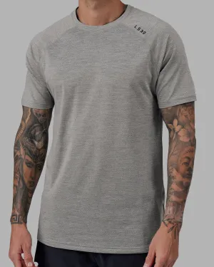 Perform VapourFLX Tee - Lt Grey Marl