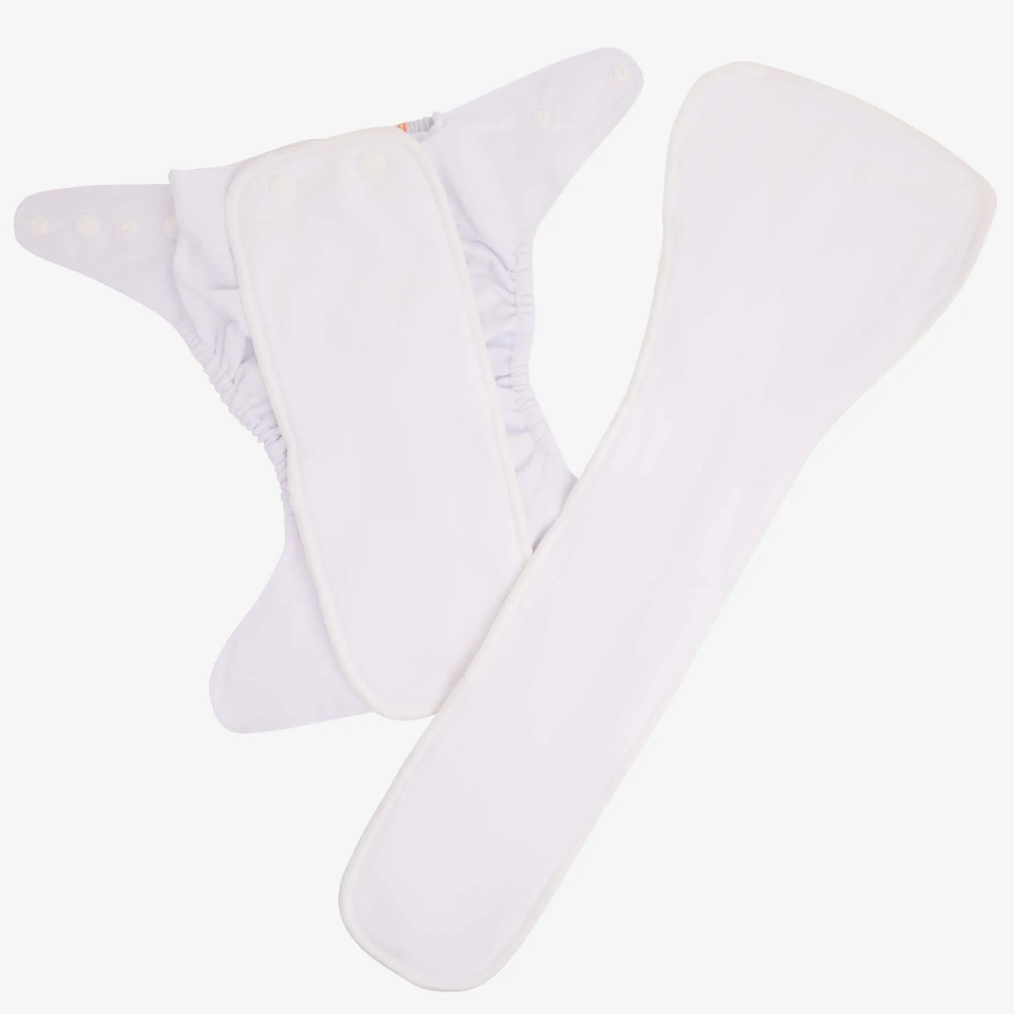 Plain Reusable Nappy Set - Apple