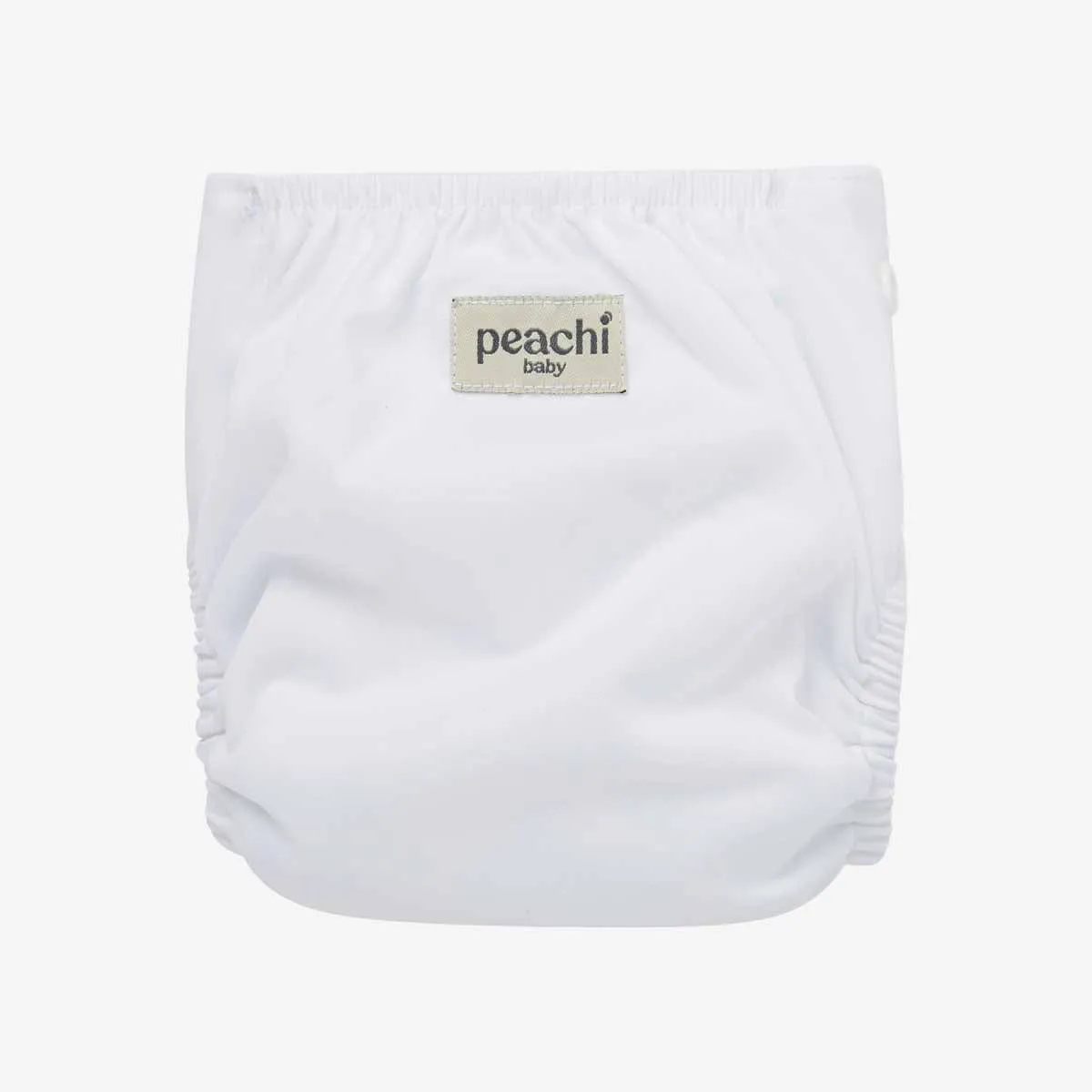Plain Reusable Nappy Set - White
