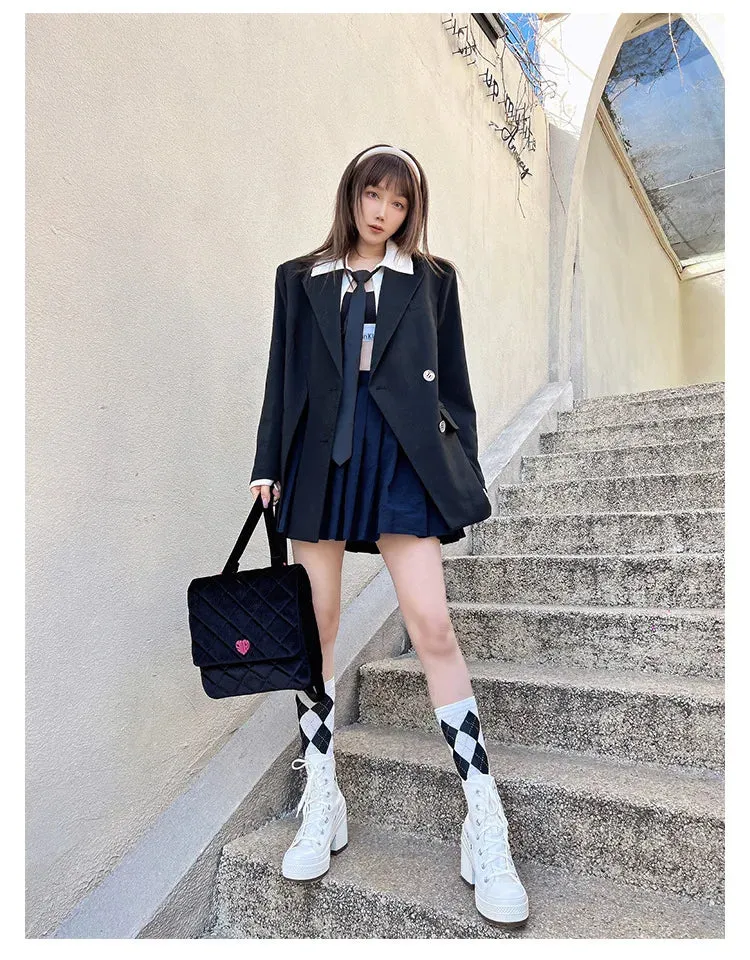Platform Sneakers - Canvas Lace-Up Personalized Luxury Heels, Skateboard Style Casual Outdoor Fashion Shoes for Women