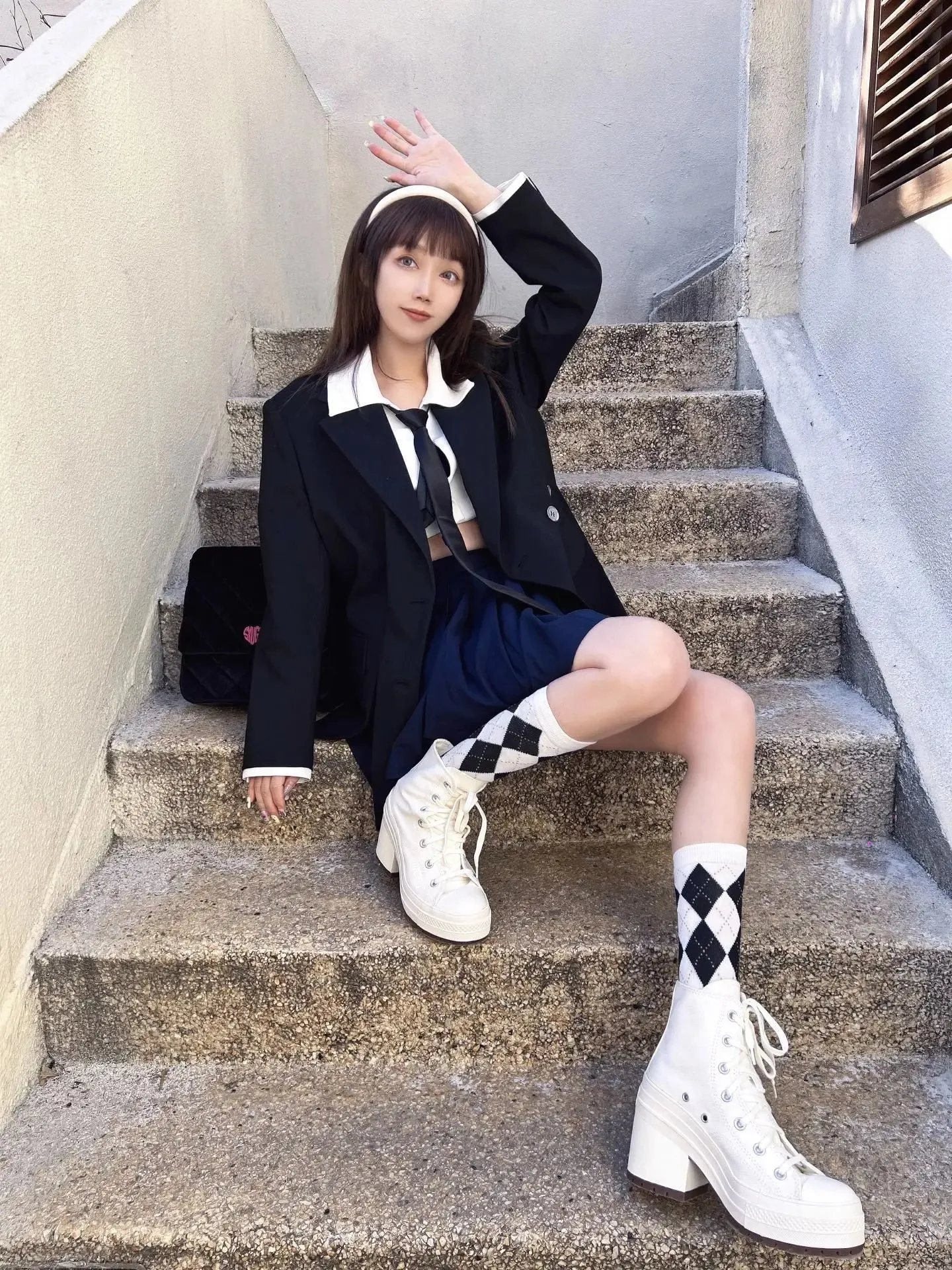 Platform Sneakers - Canvas Lace-Up Personalized Luxury Heels, Skateboard Style Casual Outdoor Fashion Shoes for Women