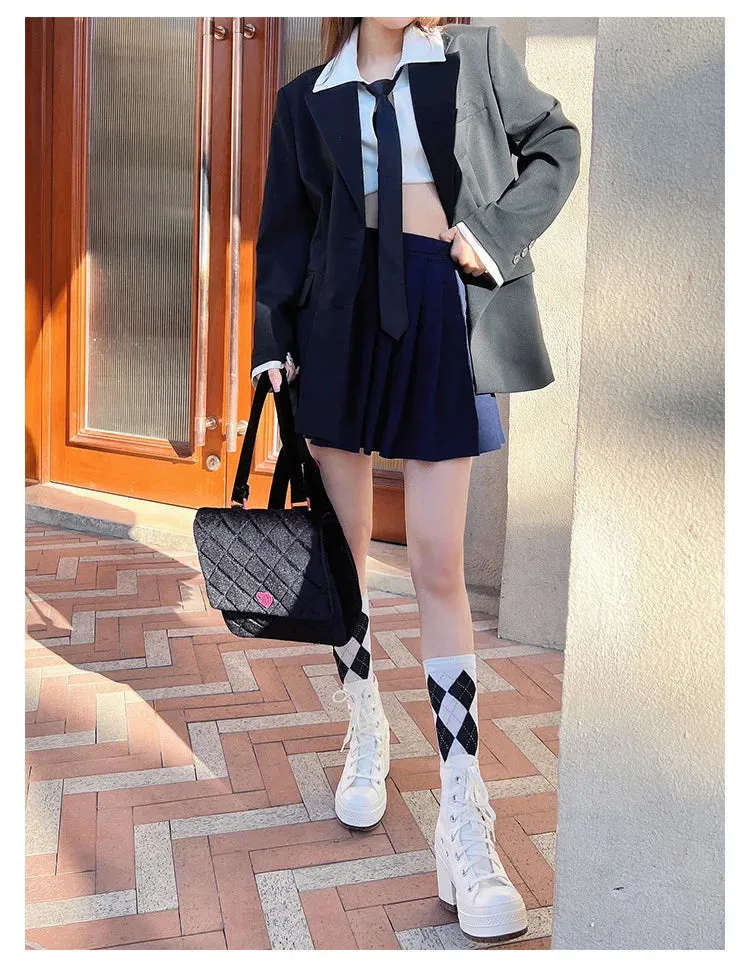 Platform Sneakers - Canvas Lace-Up Personalized Luxury Heels, Skateboard Style Casual Outdoor Fashion Shoes for Women