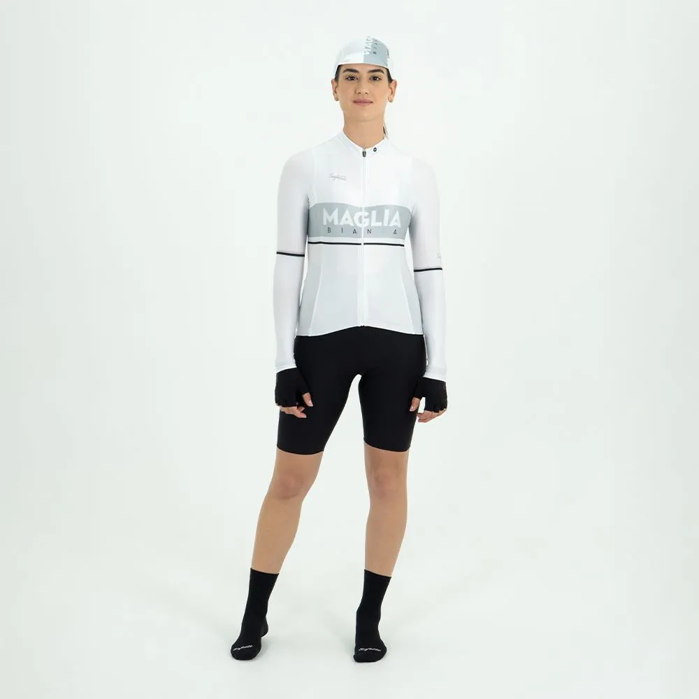 Pre-Order - Cábalas - Maglia Bianca - Long Sleeve Jersey. Women