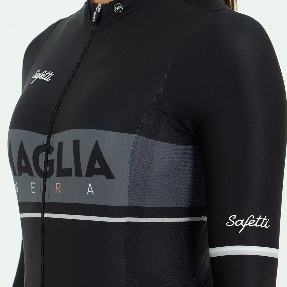 Pre-Order - Cábalas - Maglia Nera - Long Sleeve Jersey. Women